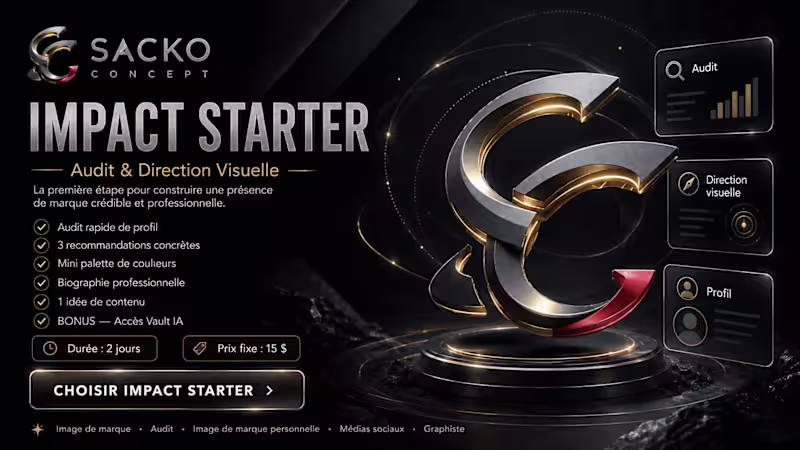 Cover image for Impact Starter — Audit & Direction Visuelle
