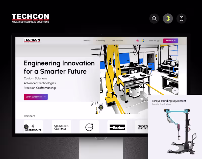Cover image for TECHCON Website Redesign
