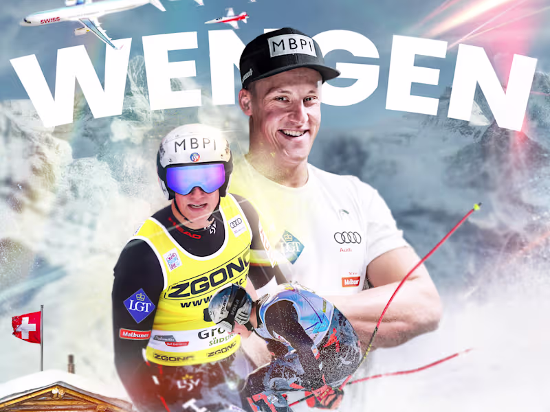 Cover image for Ski Athlete Poster Design