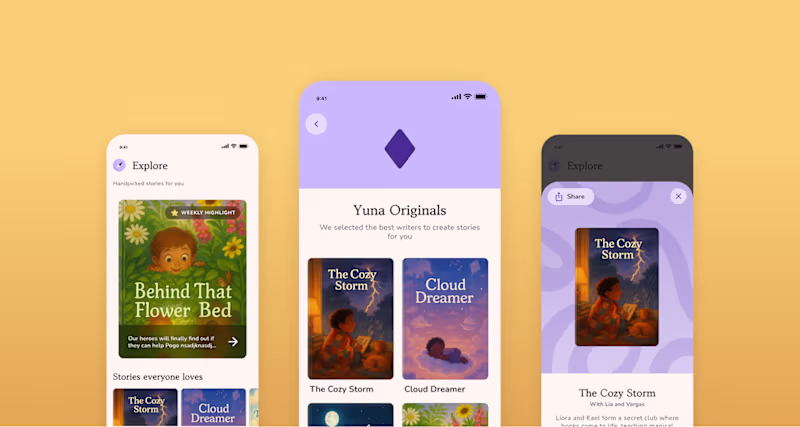 Cover image for Yuna | Nearly doubling retention for an AI reading app