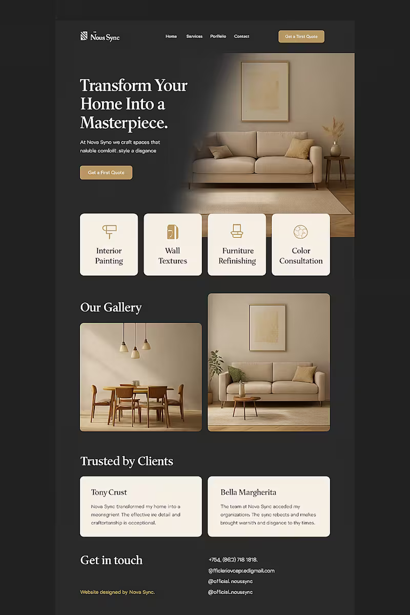 Cover image for Premium Website for Home Painters & Decorators