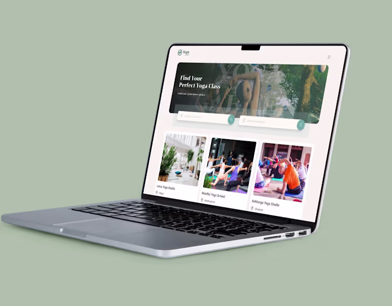 Cover image for Yoga Studio Finder Design & Development