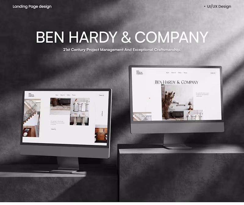 Cover image for Minimal Landing Page Design