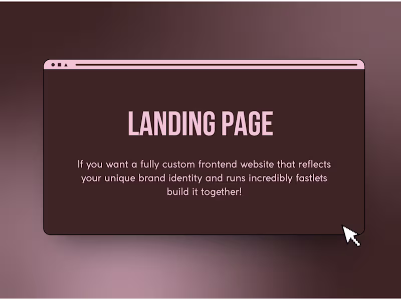 Cover image for Landing Page