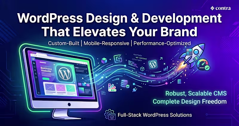 Cover image for WordPress Website Design & Development
