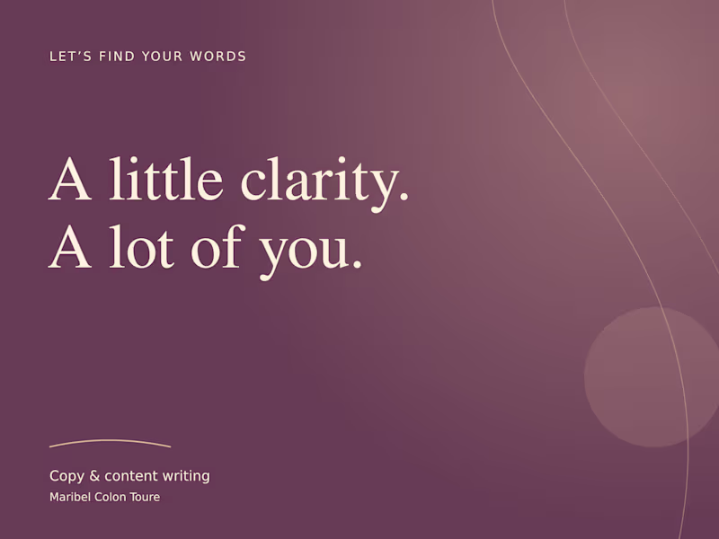 Cover image for Content & Copywriting | Articles, Emails & Brand Messaging