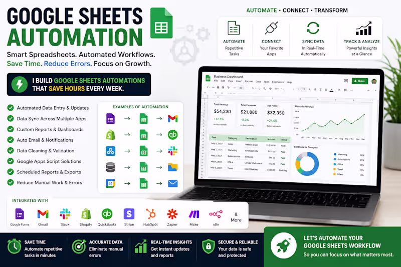 Cover image for Google Sheets Automation