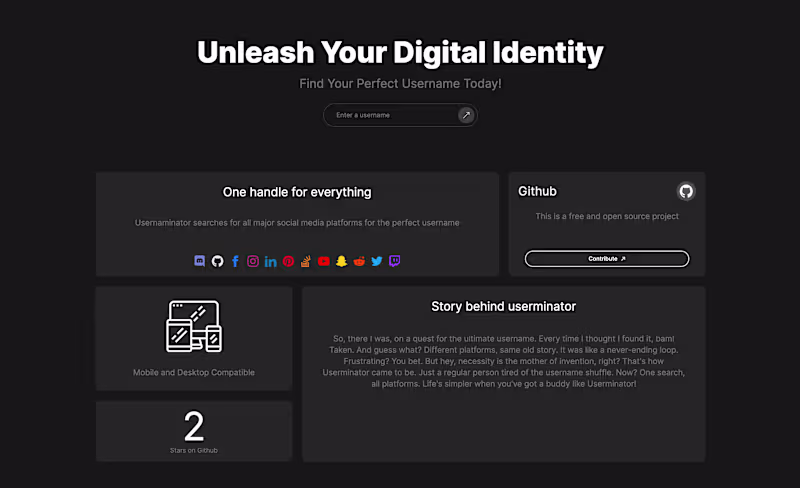 Cover image for Userminator