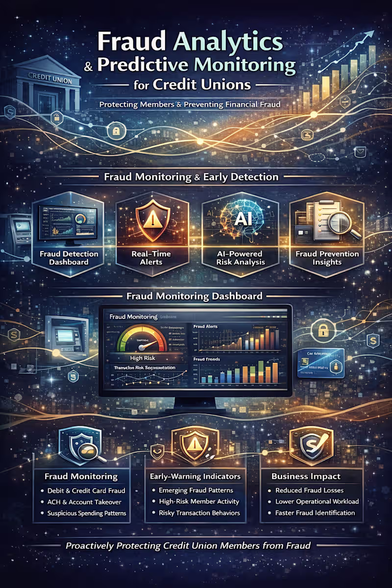 Cover image for Fraud Analytics & Predictive Monitoring for Credit Unions