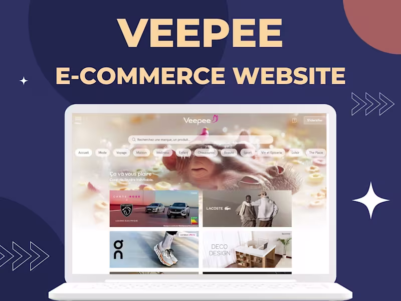 Cover image for VEEPEE  | E-Commerce Website