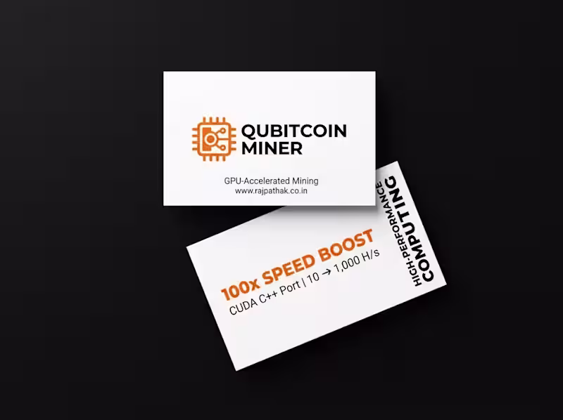 Cover image for GPU Mining 4 Qubitcoin Custom Build CUDA NVIDIA GPU LINUX UBUNTU