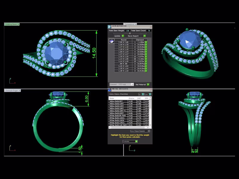 Cover image for Jewelry Design–Based 3D Rendering for Luxury Brands