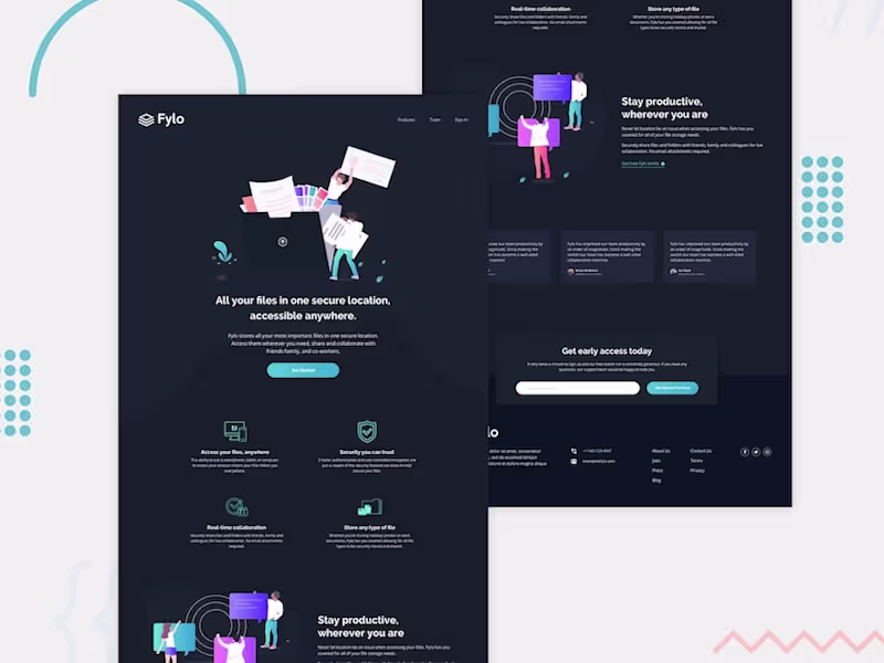 Cover image for Fylo landing page