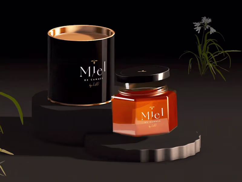 Cover image for Honey of Cannes, a 3D product visualisation in Spline