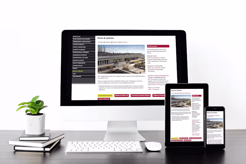 Cover image for University Blog Redesign