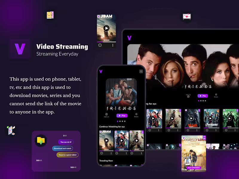 Cover image for Video Streaming App: Your Gateway to Endless Entertainment 