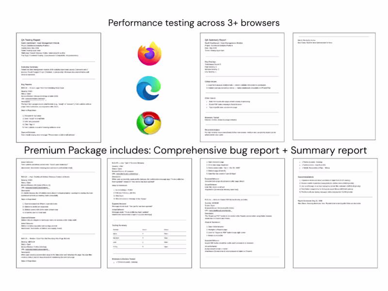 Cover image for You will get thorough manual QA testing for your website or app