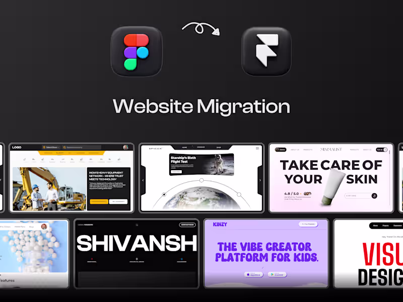 Cover image for Website Migration to Framer