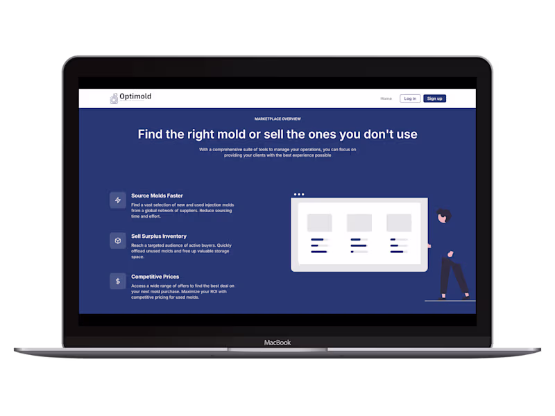 Cover image for Optimold - A marketplace for trading molds