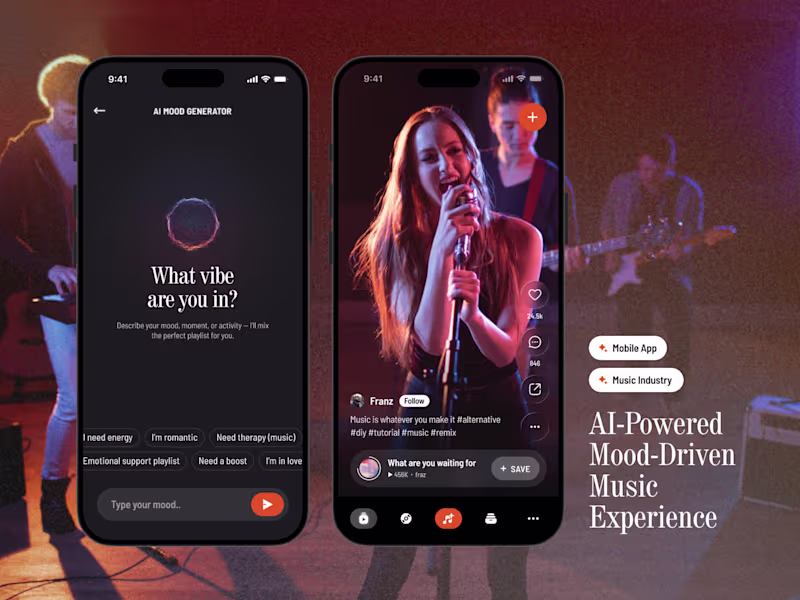 Cover image for AI Driven Music App