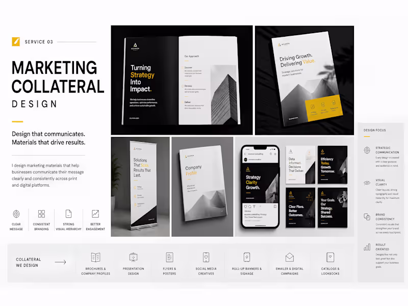 Cover image for Marketing Collateral Design