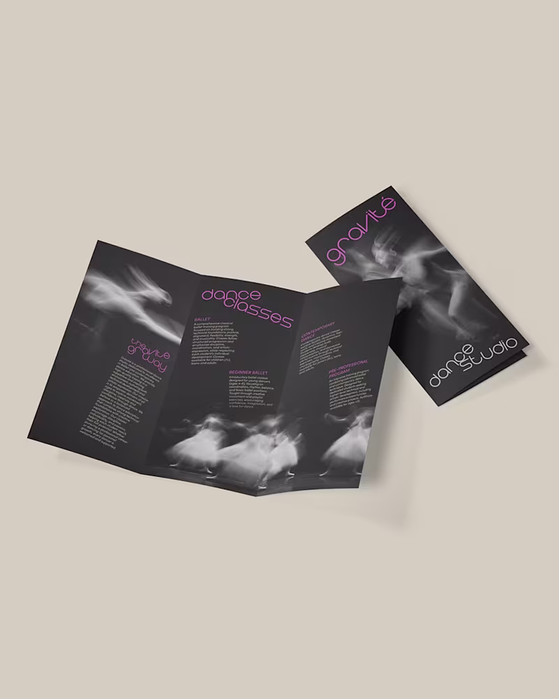 Cover image for Gravité - Dance Studio | Brand Identity
