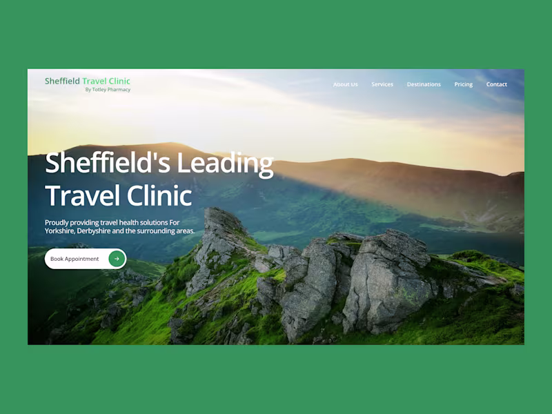 Cover image for Sheffield Travel Clinic: Explore The World Safely