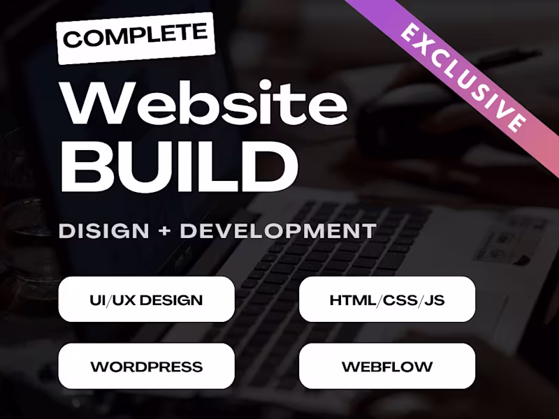 Cover image for A Complete Website – Designed and Developed