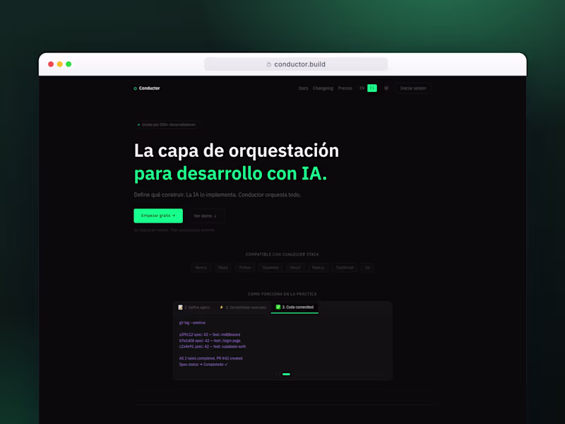 Cover image for Conductor — orchestration layer for AI-powered development