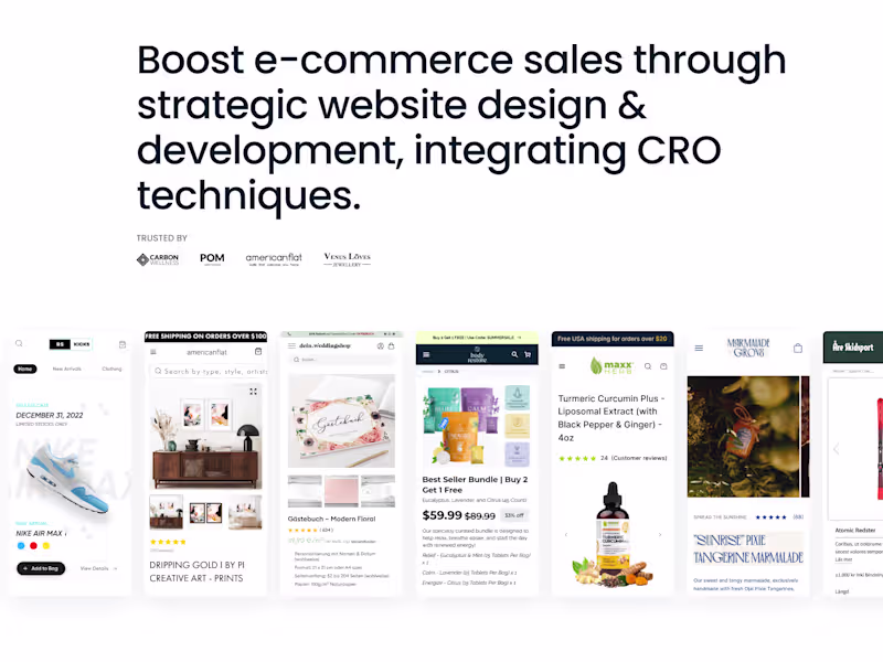Cover image for Shopify website design/redesign