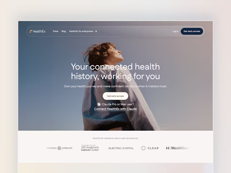 Cover image for HealthEx Website Built in Framer