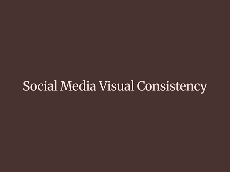 Cover image for Social Media Visual Consistency