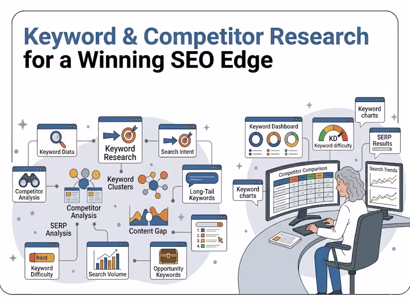 Cover image for Keyword & Competitor Research for a Winning SEO Edge