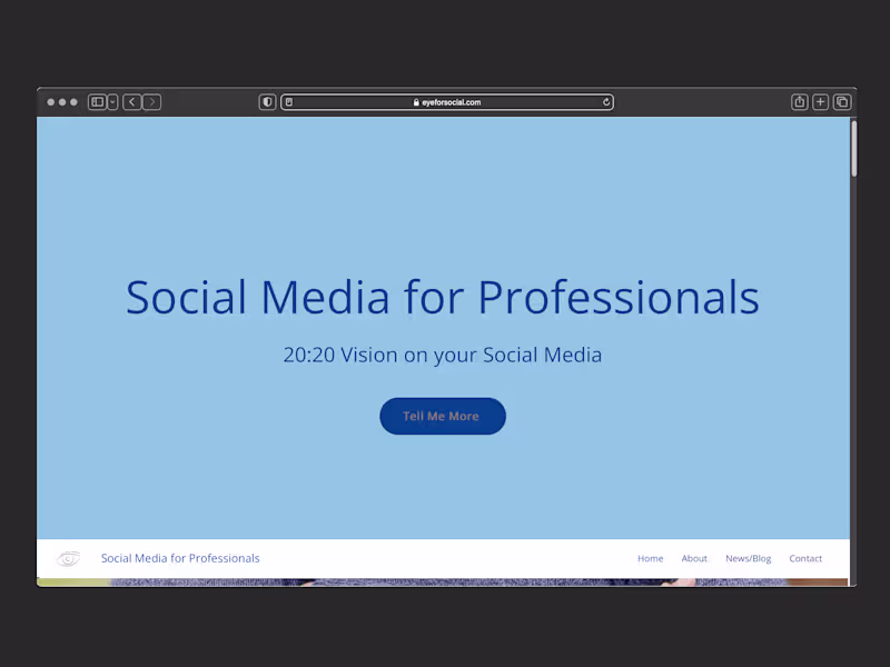 Cover image for Copywriting for a SMM's personal website