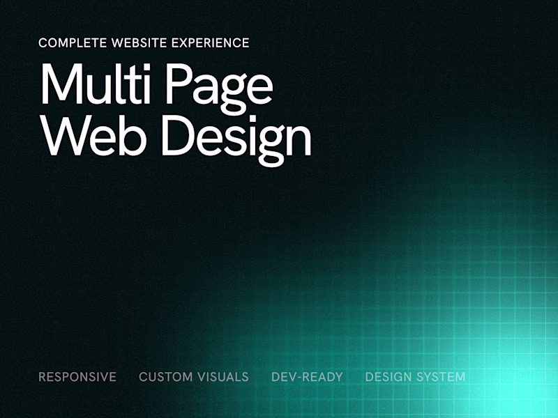 Cover image for Multi Page Website Design