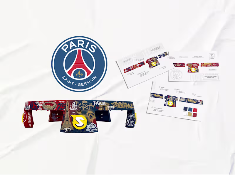 Cover image for PSG x Spikeball collaboration: custom TITAN Spikeball set de...