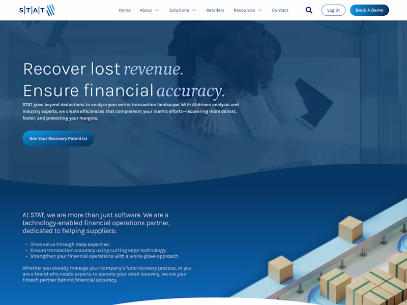 Cover image for Redesigned STAT's corporate website across
