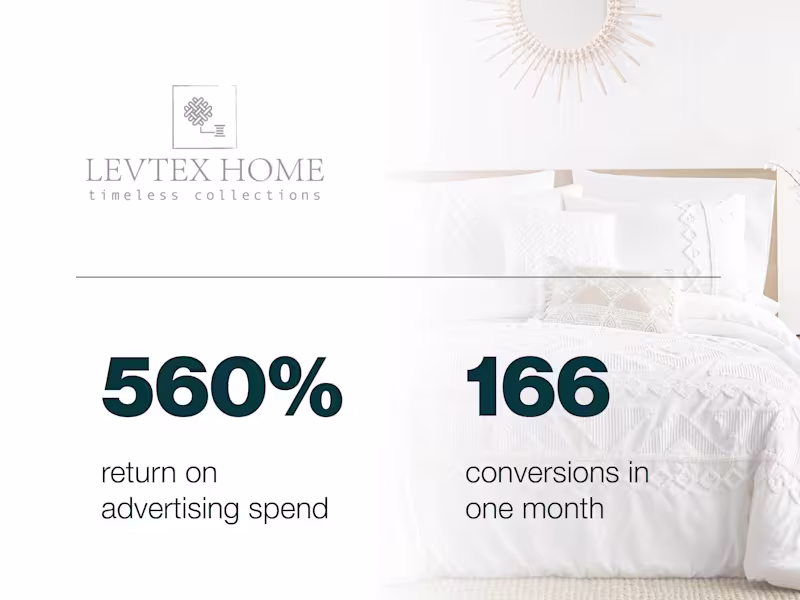 Cover image for 560% ROAS on Google Ads for Bedding Brand in Less Than a Month