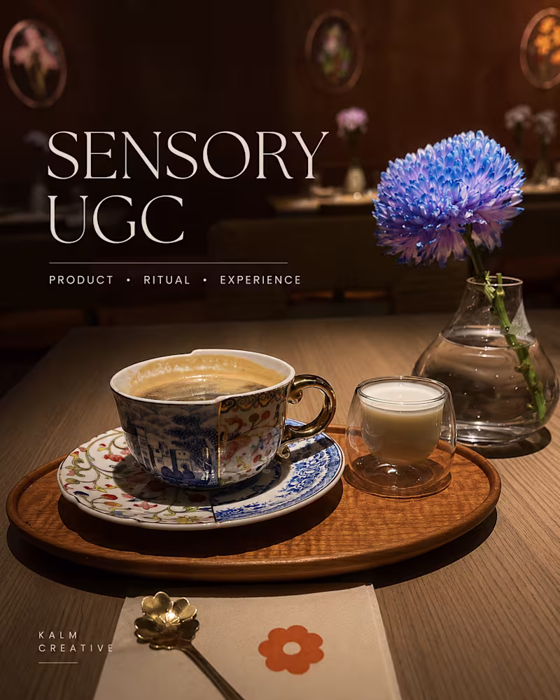 Cover image for Premium Sensory & Lifestyle UGC