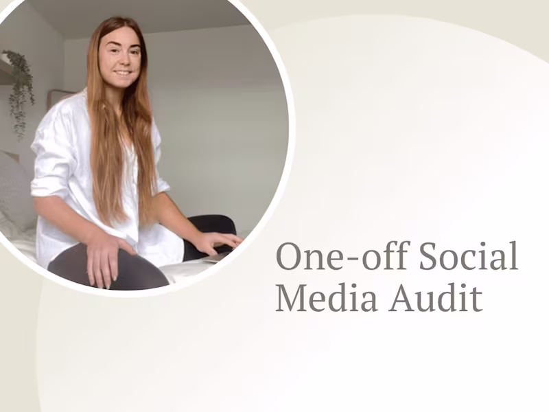 Cover image for One off Social media audit 
