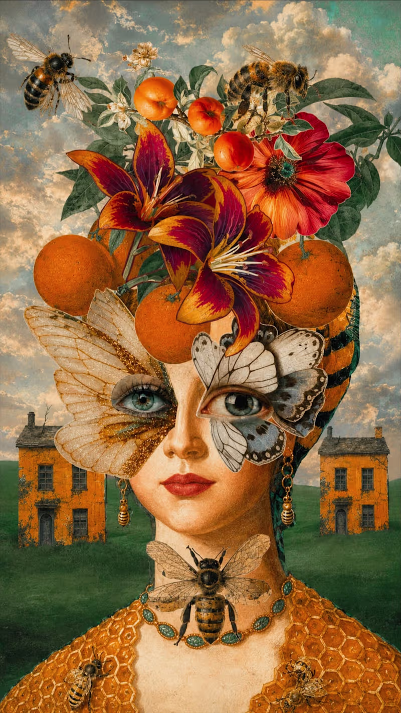 Cover image for Queen of Nectar
Digital Collage
Crowned with