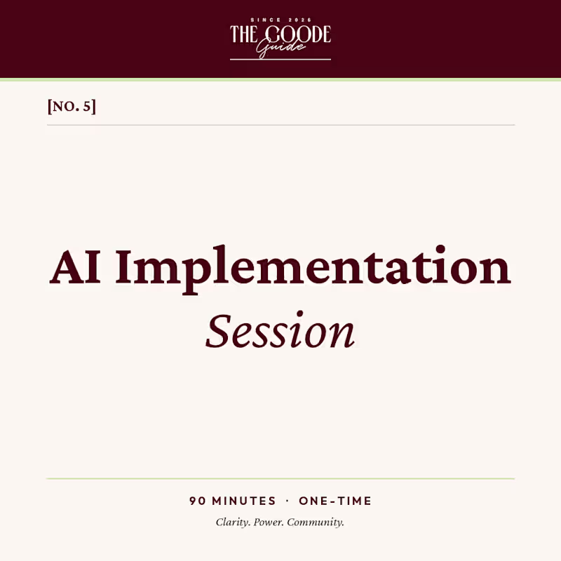 Cover image for AI IMPLEMENTATION SESSION