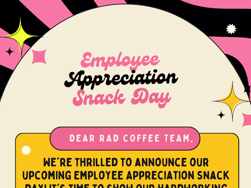 Cover image for Invitation Design for an Employee Event