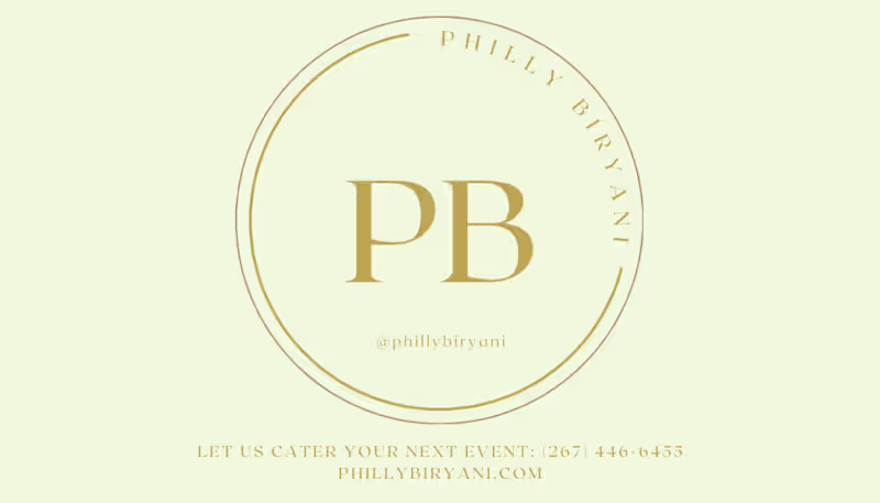 Cover image for Business card for catering service