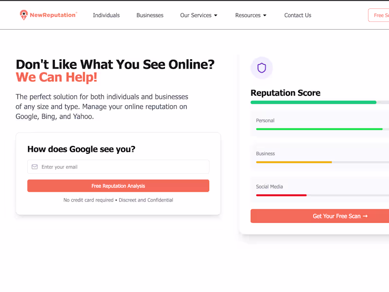 Cover image for Developed a modern online reputation