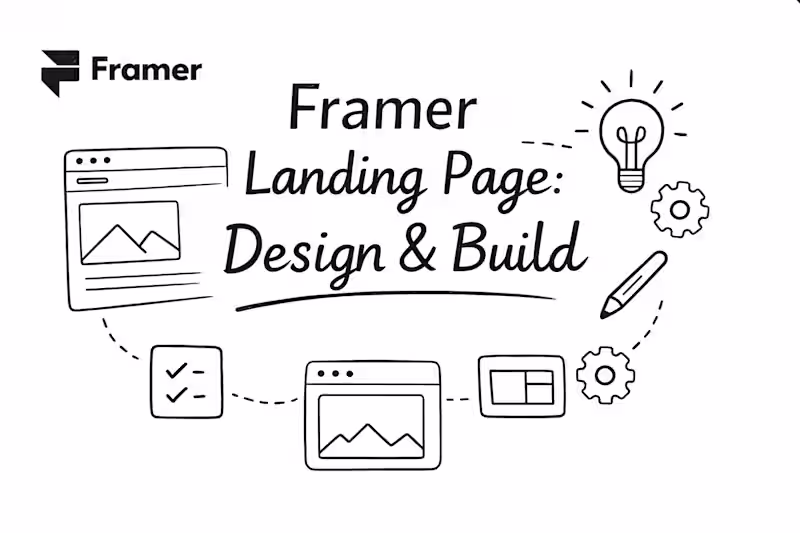 Cover image for Framer Landing Page: Design & Build