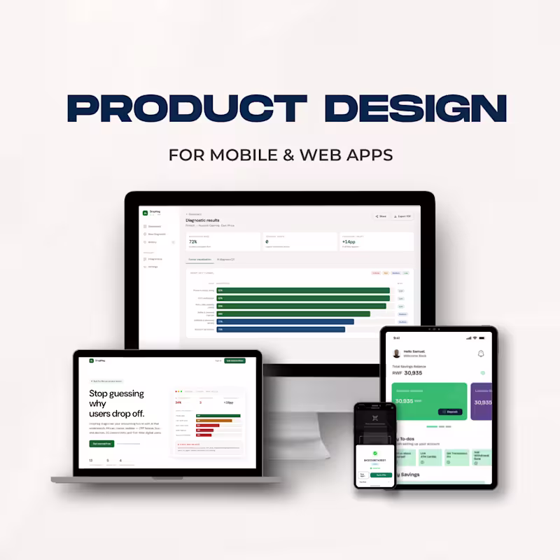 Cover image for Product Design — Mobile & Web App