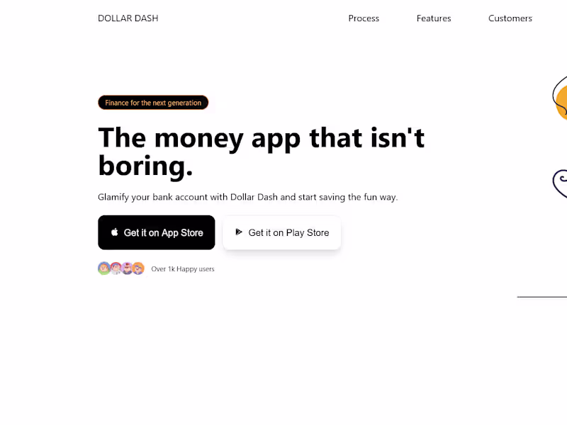 Cover image for Dollar Dash Website 