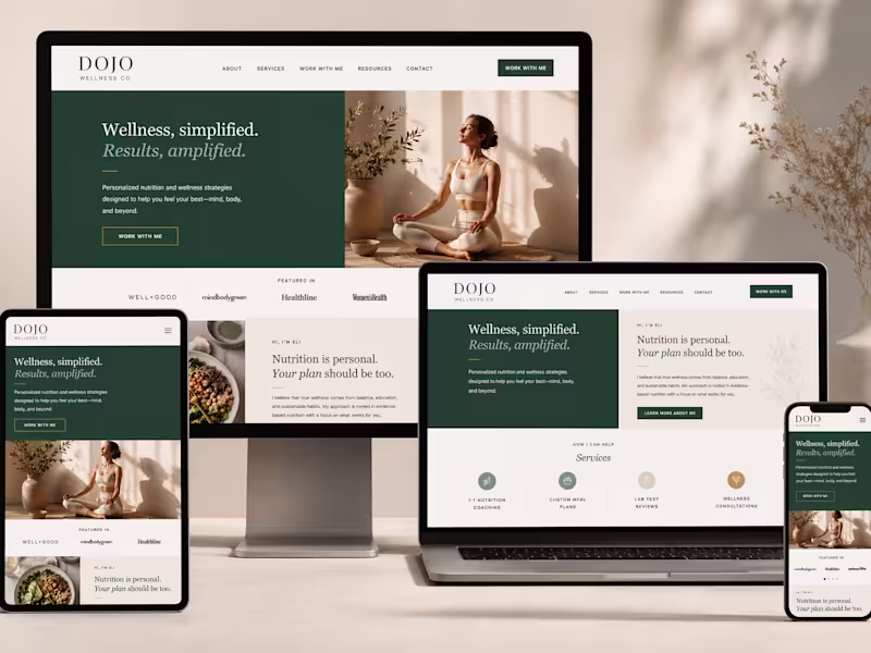 Cover image for Dojo Wellness Brand Design
