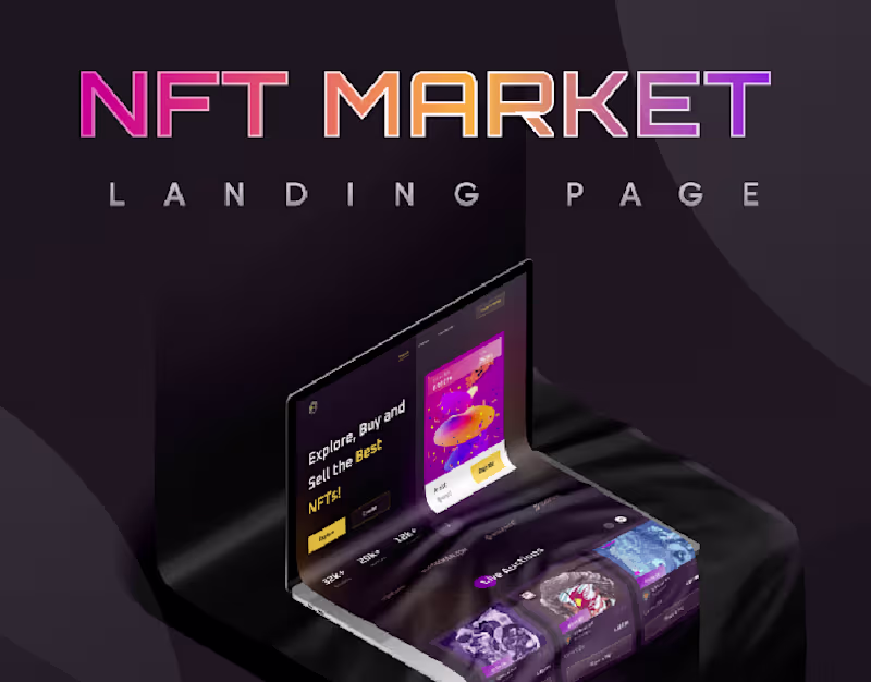 Cover image for NFT Landing Page